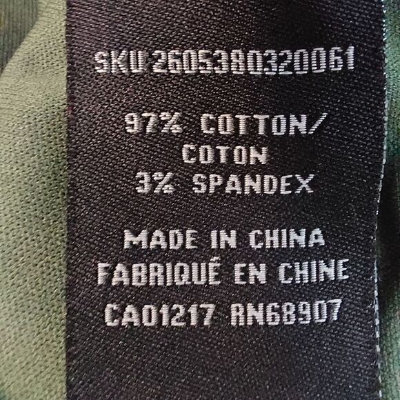 Womans Le Chateau Military Green Collared, Sleeveless Dress - Picture 12 of 12